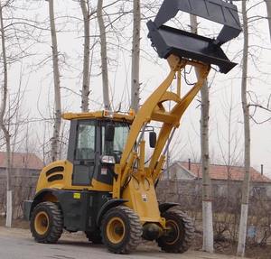 4wd 1.2टन निर्माण मशीनरी शोवेल फ्रंट एंड लोडर जेएल12 कॉम्पैक्ट मिनी व्हील लोडर के साथ फार्म गार्डन खनन के लिए - Product Image 2