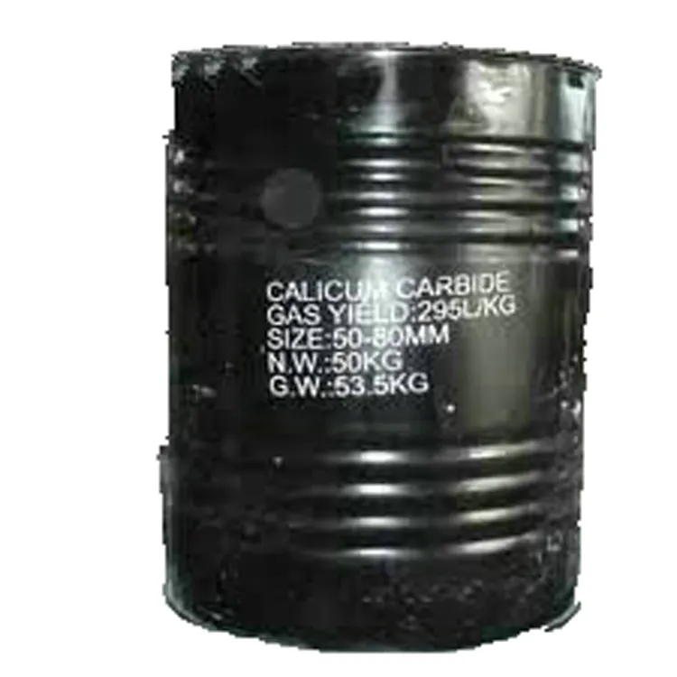 Trên toàn thế giới nóng bán 100kg trống canxi Carbide giá cho axetylen khí 50-80 mét