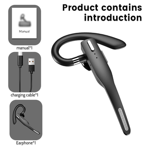 Auriculares Inalámbricos 5.2 con Gancho para la Oreja, Monoauriculares para Conductor de Camión, Modelo YYK-525, Auriculares de Oficina con USB - Product Image 2