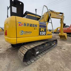 Excavatrice Komatsu PC130 d'origine, machine de 13 tonnes, excavatrice moyenne, pc 130, bon état, à vendre, excavatrice sur chenilles, marque japonaise - Product Image 3