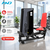Machine à exercices pour mollets assis MND FH93, idéale pour le renforcement des mollets, usage commercial en salle de sport, durable