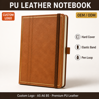 Cuaderno de Cuero Personalizable A5 A4 A6, Tapa Dura, Encuadernación Cosida, 100 Hojas Rayadas, Logotipo Grabado, Ecológico, Regalo OEM