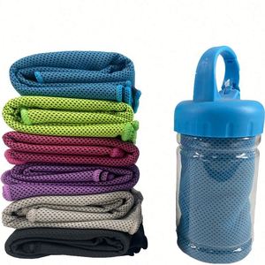 Toalla Deportiva de Microfibra Personalizada, Ligera, para Yoga, Gimnasio, Ejercicio, Tamaño Pequeño, Estilo Liso, para Exteriores, Hielo, Frío Intenso - Product Image 4