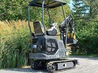Livraison gratuite, mini-excavatrice de 1,5 tonne, moteur EPA, machine d'excavation puissante, fiable, durable, excavatrice compacte sur chenilles
