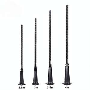 <span class=keywords><strong>Poste</strong></span> de luz de calle de mástil alto de acero Q235 de alta calidad para jardín y exteriores <span class=keywords><strong>2</strong></span>,6 m-4m postes de lámpara personalizados galvanizados en caliente - Product Image 3