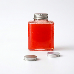 Vente en gros de pots en verre carrés transparents de 500 ml V500-33, qualité alimentaire, emballage personnalisable pour les boissons et les jus - Product Image 1