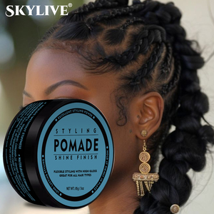 Nouvel arrivage de <span class=keywords><strong>gel</strong></span> de cire capillaire 6 couleurs à séchage rapide pour coiffure masculine tenue forte Pommade coiffante pour cheveux El Cabello - Product Image 1