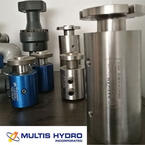 Junta Rotatoria Hidráulica Multis Hydro Serie MJ, Conector de Acero Inoxidable de Alta Presión para Sistemas Hidráulicos - Product Image 1