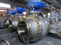 Vanne à boisseau sphérique en acier inoxydable à montage direct usine CF8/CF8M/CF3/CF3M/Duplex 2"-12" Classe 150-300 à brides