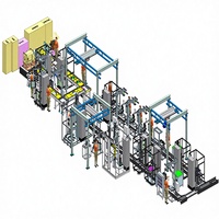 Lini Perakitan Gearbox Semi-Otomatis Stune dengan Kontrol PLC 380V 120KW Kapasitas 25 unit/jam
