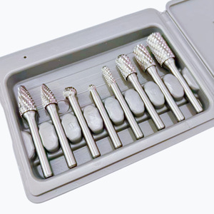 Yili Hardware 8-Piece Tungsten Carbide Grinding Heads 6mm Shank For Grinder Wood Carving Accessories - Product Image 1