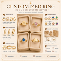Pabrik Cincin Desainer 2026 Grosir Cincin Wanita Anel Paduan Logam Lapis Elektro Produsen Cincin Fashion Unik
