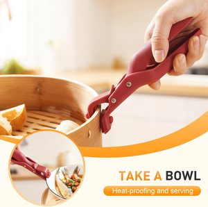 Pince à platine chauffante améliorée en gros, multi-usage, anti-brûlure, pour bols et plats, pince anti-brûlure - Product Image 2