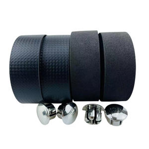 Cinta para manillar de bicicleta, 25,4 Mm, PU, ​​antideslizante, absorbente del sudor, transpirable, textura de fibra de carbono para bicicletas de carretera - Product Image 1