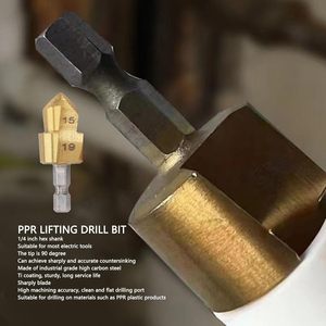 Сверло с шестигранным хвостовиком 1/4 дюймов 15-19 мм Ti с покрытием 20 Спецификация с широким диапазоном применения - Product Image 5