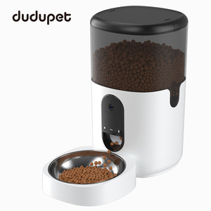 Distributeur automatique de nourriture pour animaux de compagnie Dudupet 4L avec contrôle par application et bol amovible - Product Image 1
