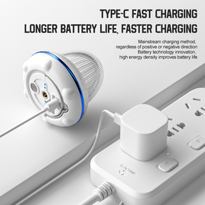 Lampe de camping portable rechargeable à LED moderne pour extérieur, en verre, lumière douce, chaude et colorée, pour vente en gros - Product Image 6