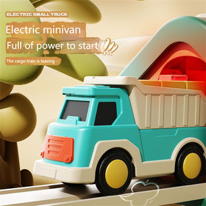 Giocattolo Educativo Fai-da-Te: Trenino con Binari, Avventura Divertente nella Città, Puzzle Trenino, Giocattoli STEM Assemblabili, Scena Urbana con Auto - Product Image 3