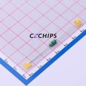 Inductor de Anillo de Color XRAL0410-681K / Componente de Orificio Pasante (THT), D4xL10.5mm 680uH 10% 113mA - Product Image 1