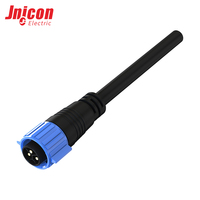 Connecteur étanche IP67 mâle-femelle surmoulé à 3 broches M19 pour système d'énergie solaire et connexions de câbles