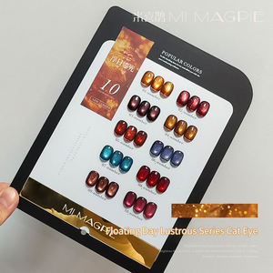 Cat Eye Gel <b>Nail</b> Polish Supplies AILANUO <b>Nail</b> High Quality 15g Magnet Cat Eye Gel Polish Collection Wholesale Private Label Oem - Product Image 6