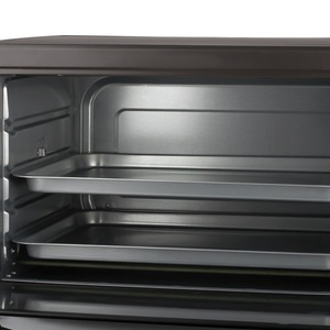 Horno eléctrico con bandeja para alimentos, rejilla para hornear, bandeja para hornear, horno de convección, horno eléctrico para hornear pizza - Product Image 5
