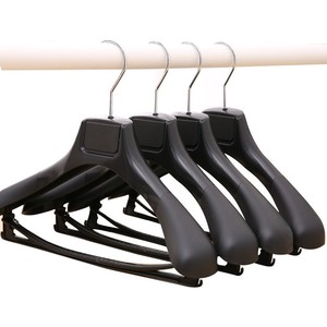 Appendiabiti con logo personalizzato in plastica <span class=keywords><strong>per</strong></span> appendiabiti in plastica a spalla di larghezza in plastica <span class=keywords><strong>per</strong></span> panni - Product Image 3