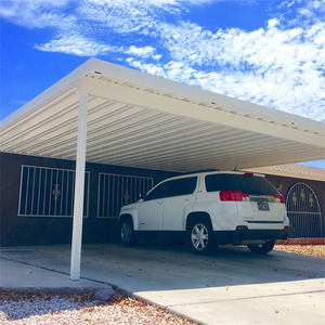 Pergola motorisée en aluminium TOMA - Norme européenne - 6m x <span class=keywords><strong>4m</strong></span> - Toit de pergola - Pergola pour stationnement de voitures - Product Image 1