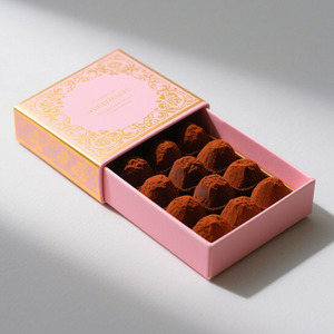 Bán Buôn Màu Hồng Trong Suốt Rõ Ràng Cửa Sổ Truffle Thanh Kẹo Hiển Thị Bao Bì Bao Phủ Dâu Tây Sô Cô La Hộp Với Nắp Rõ Ràng - Product Image 6