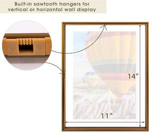 Marco de Fotos de PVC para Decoración de Escritorio, Marco de Fotos de Plástico Negro, Tamaños A1, A3, A4, 5x7, 8x10, 11x14, 18x24, 24x36 - Product Image 6