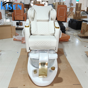 KISEN - Mobilier de salon de beauté professionnel de luxe moderne - Chaise de pédicure avec bain de pieds - Product Image 1