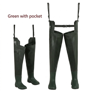 Pantalon de pêche et bottes de wading unisexes en nylon/PVC imperméables 2025 <span class=keywords><strong>pour</strong></span> activités de plein air et pêche, exportation vers l'Europe - Product Image 1