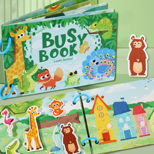 <span class=keywords><strong>Libro</strong></span> Sensorial Educativo para Preescolar, <span class=keywords><strong>Libro</strong></span> de <span class=keywords><strong>Actividades</strong></span> para el Desarrollo Temprano, Rompecabezas Educativos para Niños - Product Image 2