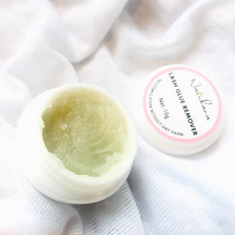 Средство для снятия клея для ресниц NATUHANA, средство для быстрого и безопасного удаления клея для ресниц с фирменной торговой маркой, простой в использовании крем