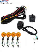 Professionelles Straßenzugelassenes Blinker-Set für ATV UTV - Komplettes LED-Blinker-Set mit Integrierter Hupe & Doppelten Lenkerschaltern