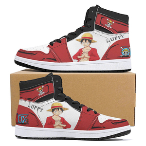 Chaussures imprimées d'anime transfrontalières pour 4 styles Luffy <span class=keywords><strong>Zoro</strong></span> Hommes et femmes Couples Chaussures hautes Mode Chaussures Luffy en une seule pièce - Product Image 5