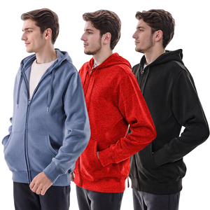 KEVEN IMPEX Échantillon Gratuit Sweat à Capuche Zippé pour Homme en Polaire Polyester Coupe Classique Imperméable Respirant Coupe-Vent - Product Image 2