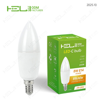 Foco LED SMD E14 de Fácil Instalación, 8W 85Lm/W 6500K/4000K/3000K, Control Remoto Inteligente, Iluminación Residencial