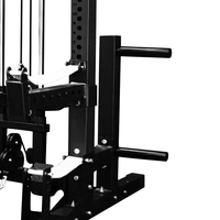 Equipo de Gimnasio Comercial Ingia YG15077, Jaula de Potencia para Sentadillas con Máquina Smith Multifunción
