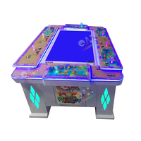 Table de jeu de tir Qianmen neuve, personnalisable avec logo et couleur, écran durable de 55 pouces, 8 joueurs, thème chasse au poisson blanc