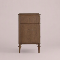 Commode à 3 tiroirs en chêne massif de haute qualité, bois de chêne naturel, meubles de chambre à coucher