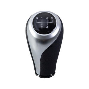 Pommeau de levier de vitesse manuel pour BMW F30 5 vitesses, design ergonomique en cuir - Product Image 1