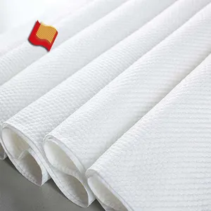 % 100% Polyester hammadde dikiş bağlı Nonwoven kumaş çatı/Pet Spunbonded tekstil kumaşı 