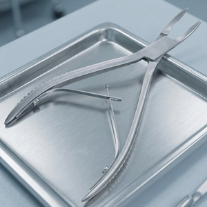 Rongeur à os manuel, instrument chirurgical certifié CE, chirurgie générale, classe I, acier inoxydable, instruments personnalisés - Product Image 3