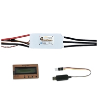 Contrôleur de vitesse de moteur brushless Flier 14S/16S 64V 200A ESC pour voiture RC, boîtier de programmation, protection IP54, sortie 13,4 kW, échelle 1:5, blanc
