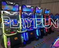Playfun Vente directe d'usine 32 LED Dragon Fist Armoire vide pour jeux d'arcade Jeux d'arcade à pièces Armoire de jeu d'arcade classique