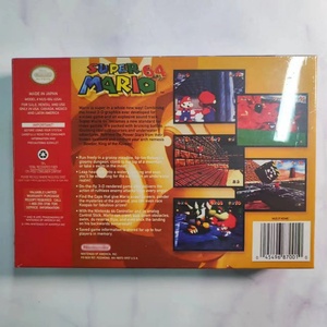 การ์ดเกมคุณภาพสูง Super Marlo 64 N64 พร้อมกล่องบรรจุภัณฑ์ - Product Image 2