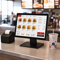 Terminal POS Táctil de Aleación de Aluminio de 15.6/18.5 Pulgadas - Caja Registradora de Alto Rendimiento Personalizada de Fábrica con Windows 10/11 NFC para Múltiples Escenarios