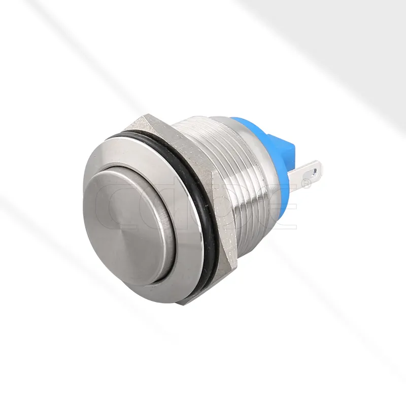 metal stainless steel button 19mm push switch waterproof ip65 one normall open