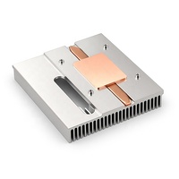 Mini Pc CPU Cooler dissipateur thermique en cuivre avec aileron en aluminium profil bas refroidissement passif pour ordinateur industriel monté en rack